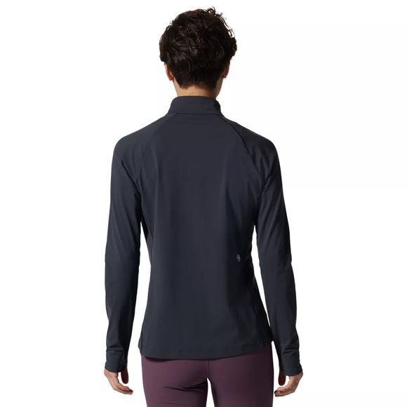 BNWT Mountain Hardwear W’s Mountain Stretch 1/2 zip black BNWT - Picture 2 of 3